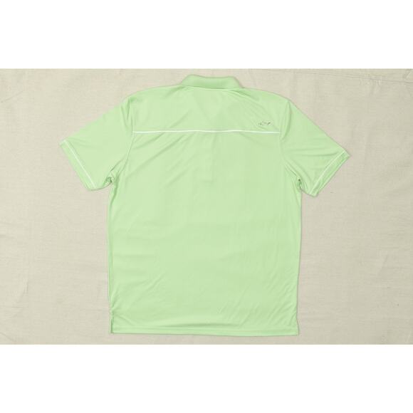 NEW Greg Norman Play Dry Men's Polo Shirt Big & Tall Size XXL Green Polyester - Picture 8 of 8